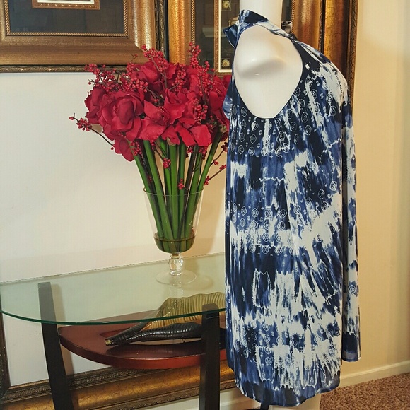 Japna Navy Blue & White Dress size XS - Picture 2 of 6